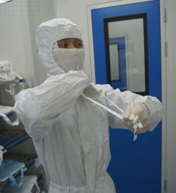 Cleanroom Gowning Guide (Non-Sterile) : Before Entering | PDF | Glove | Shoe