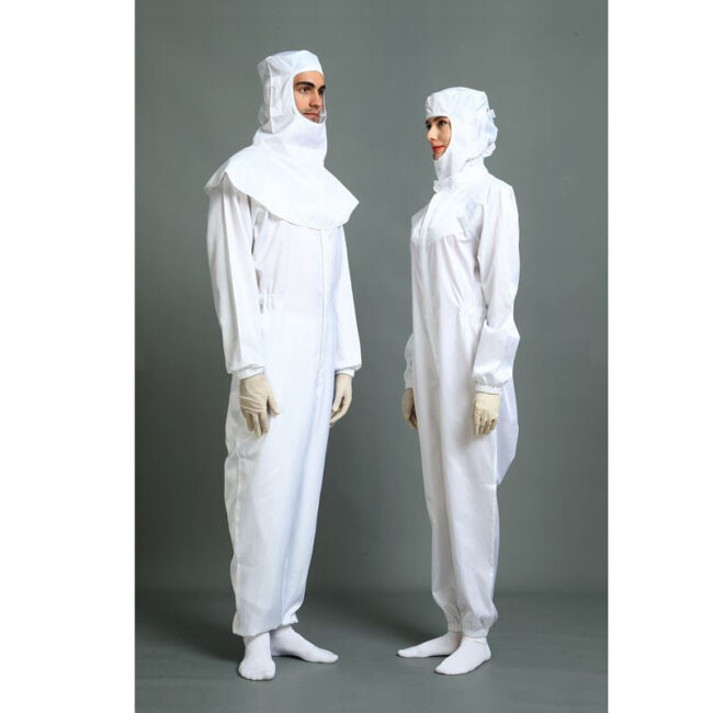 Cleanroom Suits- Hooded Coveralls White