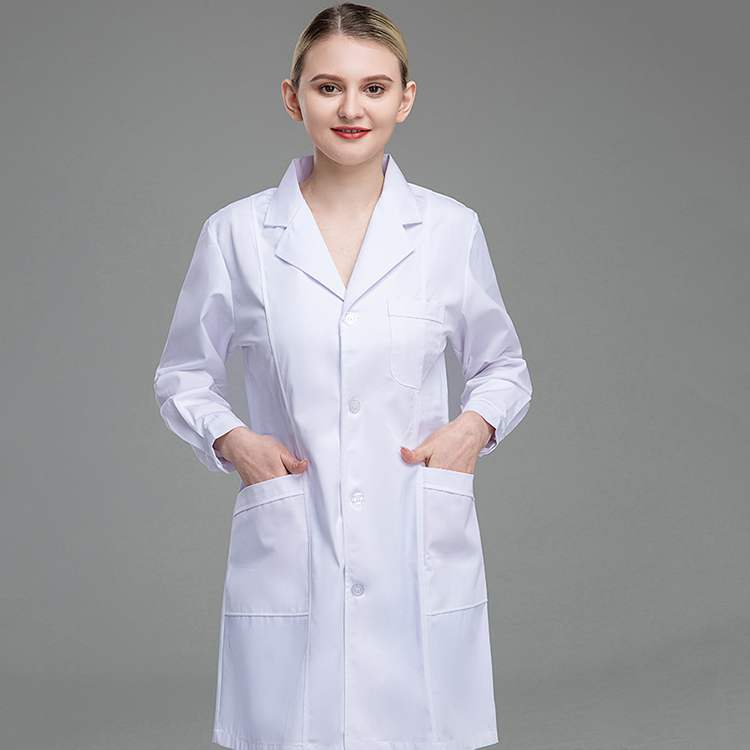 Women Lab Coat Long Sleeve