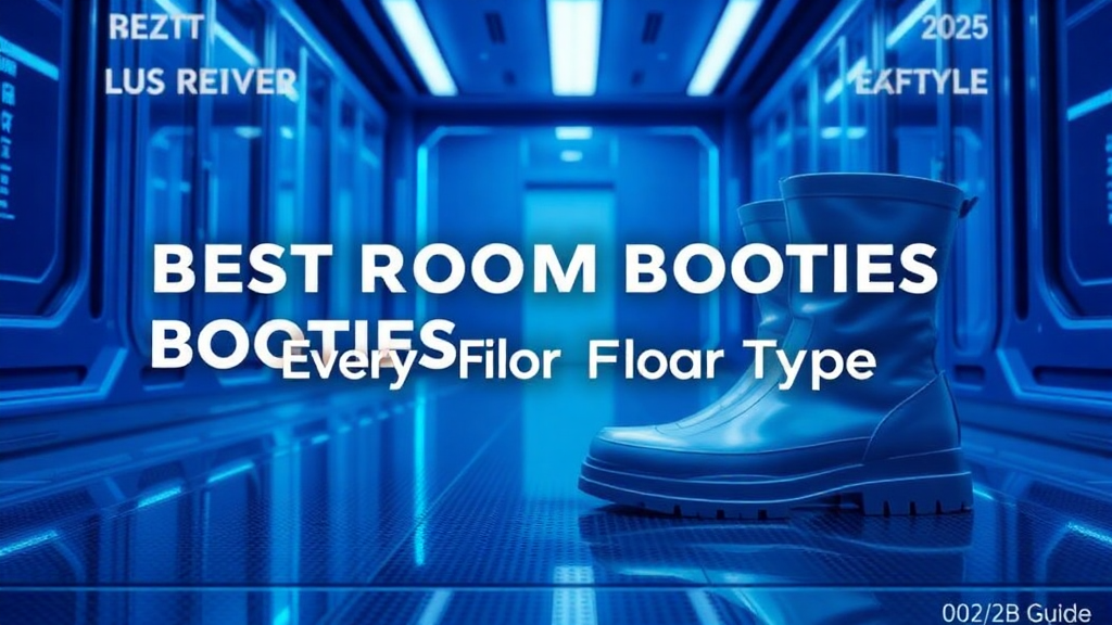 Room booties for all floor types in sci-fi room.