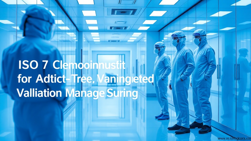 Workers in cleanroom suits in blue facility.
