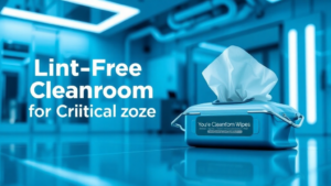 Lint-free cleanroom wipes for critical areas.