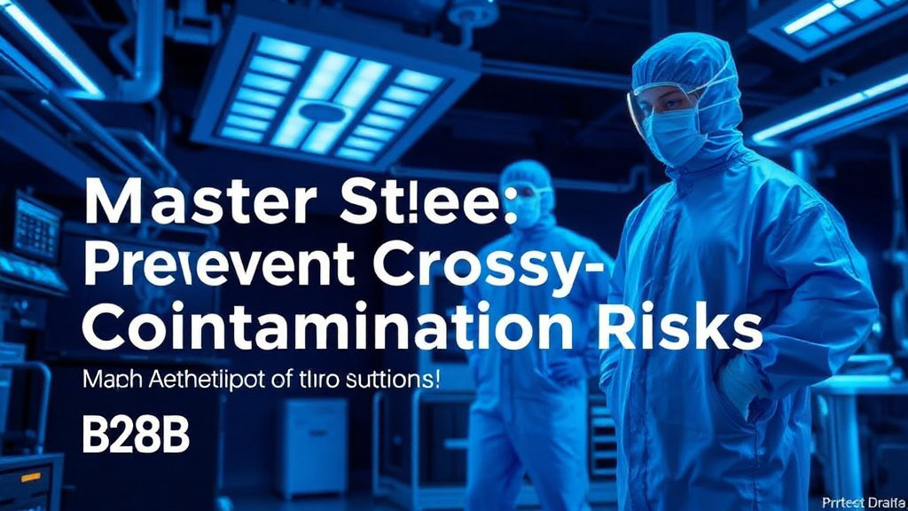 Lab workers in protective blue gear