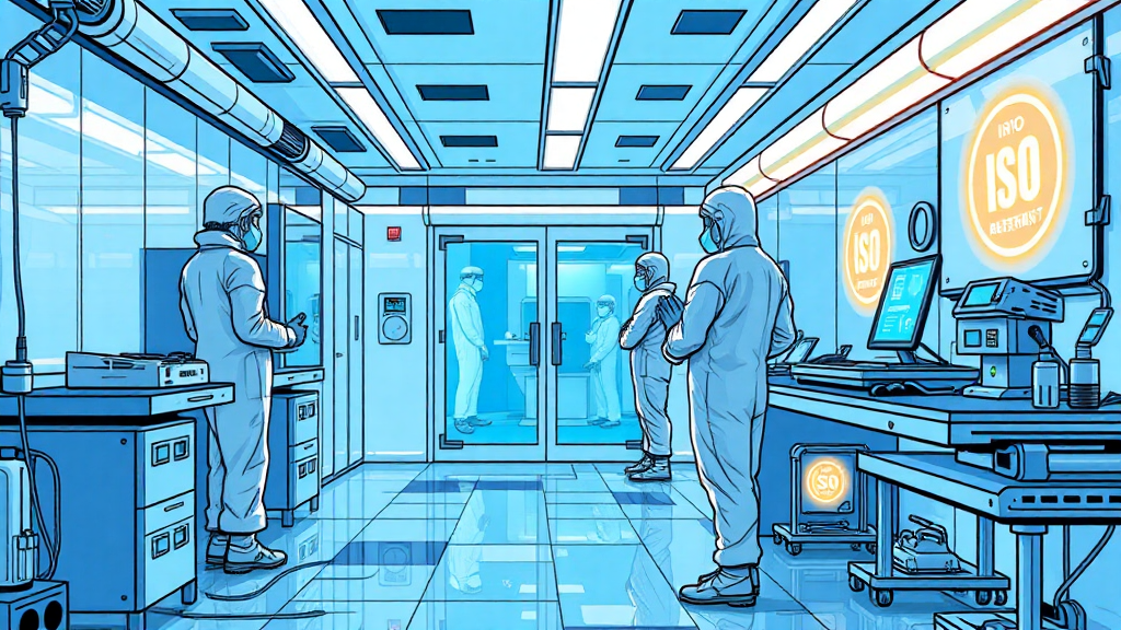 Cientistas do laboratório de alta tecnologia usando equipamentos de proteção.