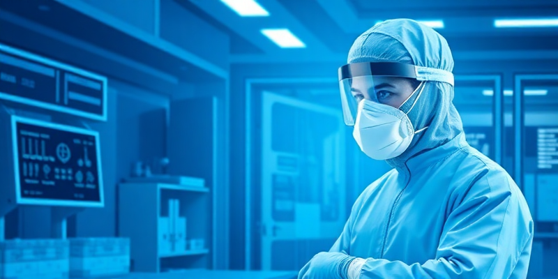 PAPR-Compatible Cleanroom Caps for Biotech Labs illustration