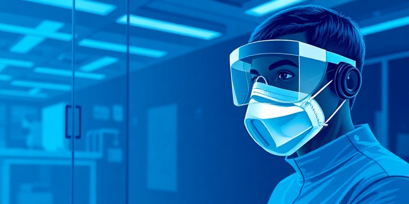 Anti-Fog Cleanroom Masks for Particle Filtration Validation illustration