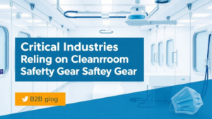Cleanroom safety gear for critical industries