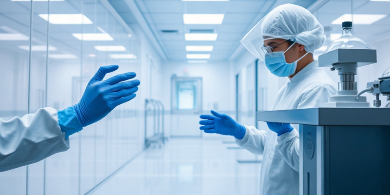 Durable, Latex-Free Cleanroom Handwear for Labs | Midposi - Midposi Tech in Action