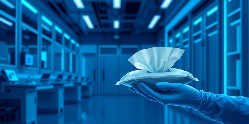Lint-Free Cleanroom Wipes for Critical Zone Cleaning illustration