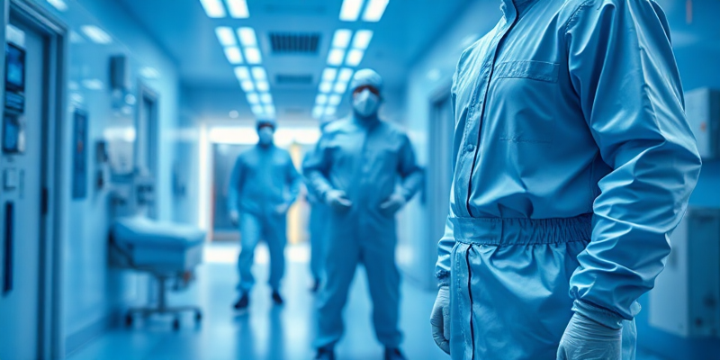 Durable Cleanroom Frocks for Hospital EVS Teams additional 1