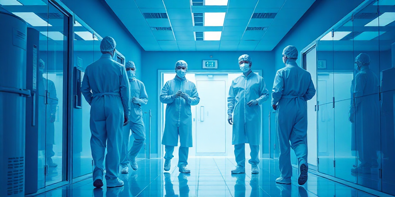 Durable Cleanroom Frocks for Hospital EVS Teams illustration