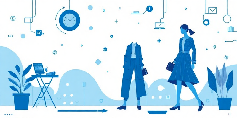 Zero Waste Dress: Sustainable Style for Eco-Conscious Workers - Zero Waste Dress: Sustainable Style for Eco-Conscious Workers - Tech Illustration