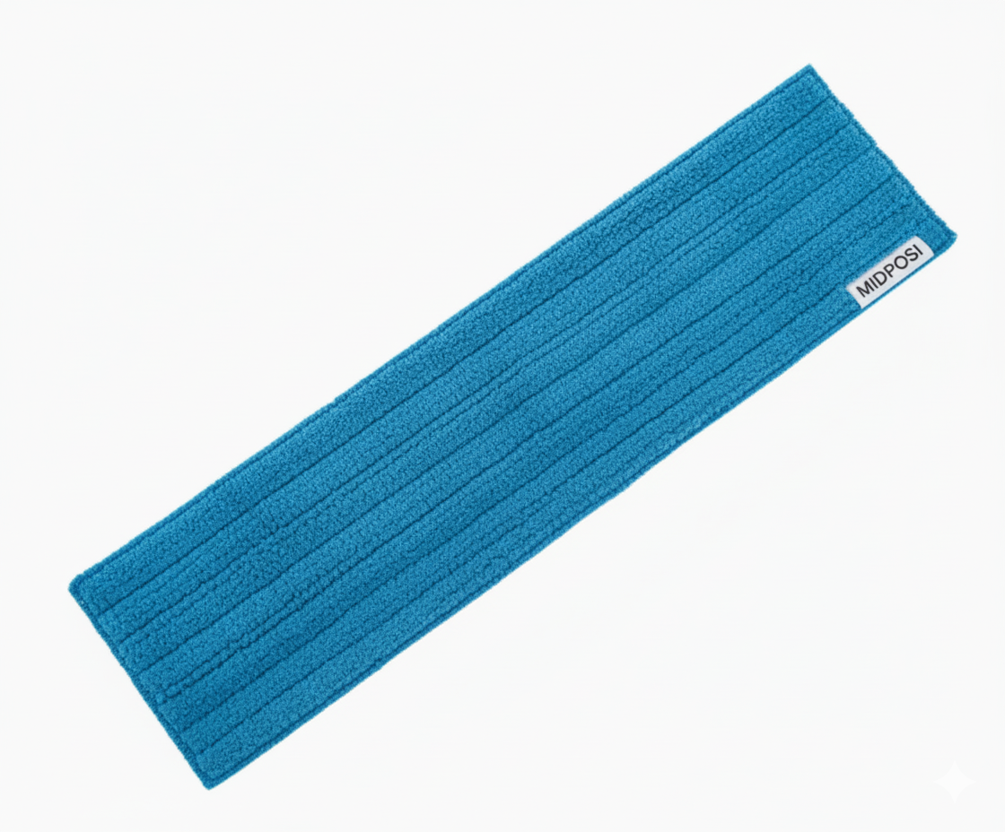 Disposable microfiber mop pad demo in clinical environment