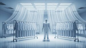 cleanroom garments,garment washing SOP,cleanroom sterilization,autoclave 121C garments,gamma sterilization garments,EU GMP Annex 1 gowning,ISO 14644 garments,reusable cleanroom clothing,DI water washing,RFID garment tracking