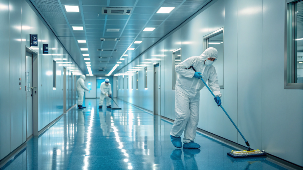 Очистка MOP Systems, ISO 14644 Очистка, Приложение GMP EU 1 MOP, USP 797 USP 800 Соответствие, чистка управления загрязнением, стерильные швабры, очистка по чистке фармацевтической кости, полупроводниковые системы швабры