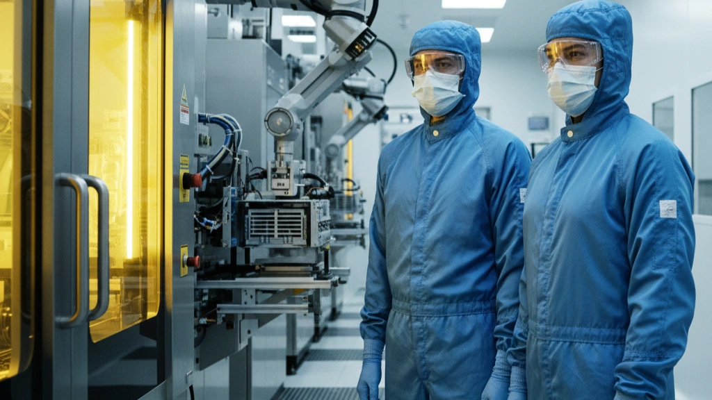 Biotech and medical device cleanroom garments for high-purity manufacturing