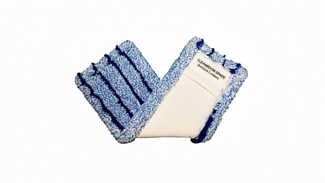 Cleanroom mop systems for contamination-controlled cleaning