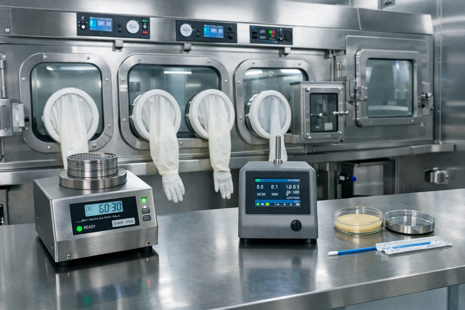 Environmental monitoring SOP including air and surface sampling