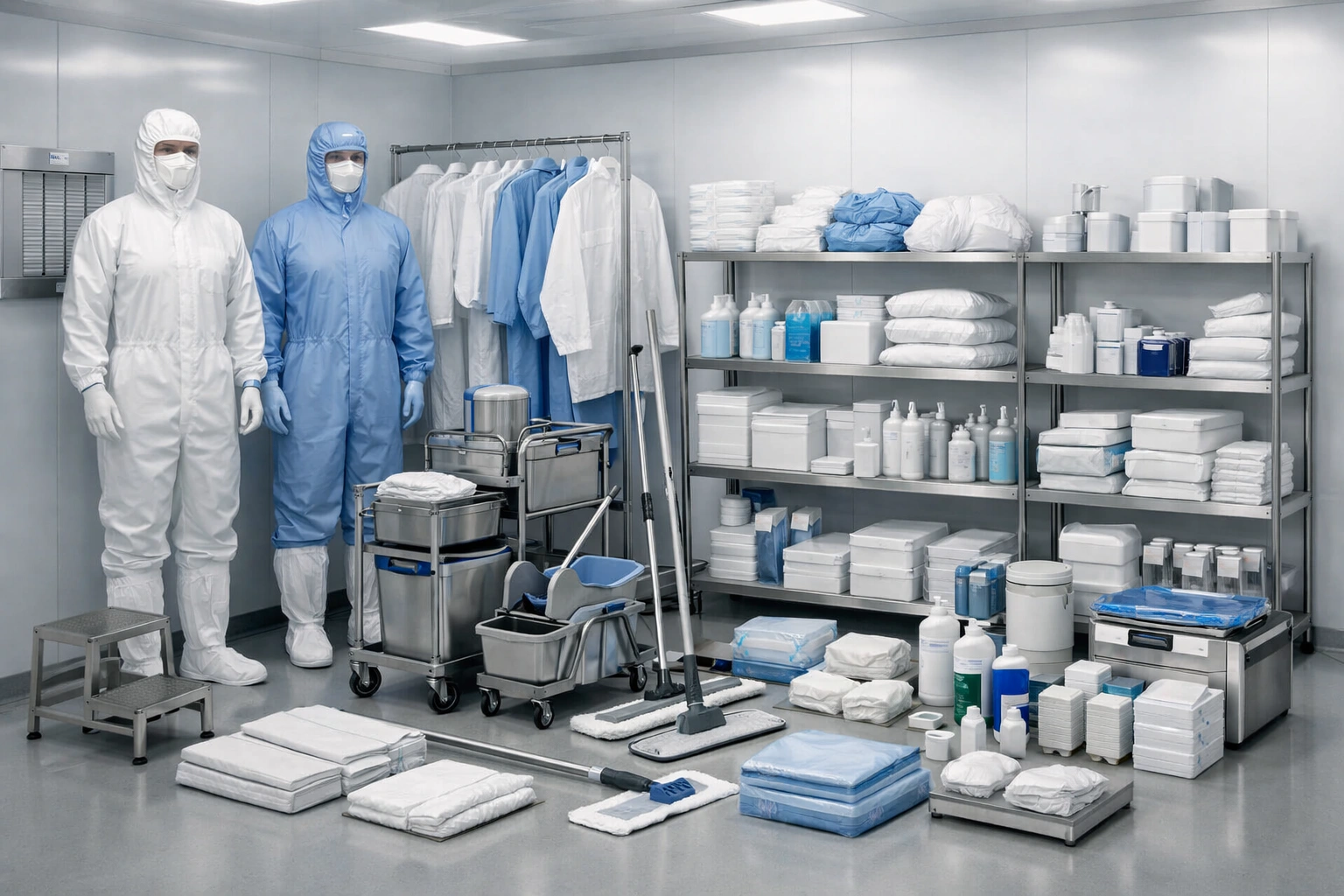 One-stop cleanroom consumables solution for pharmaceutical compliance