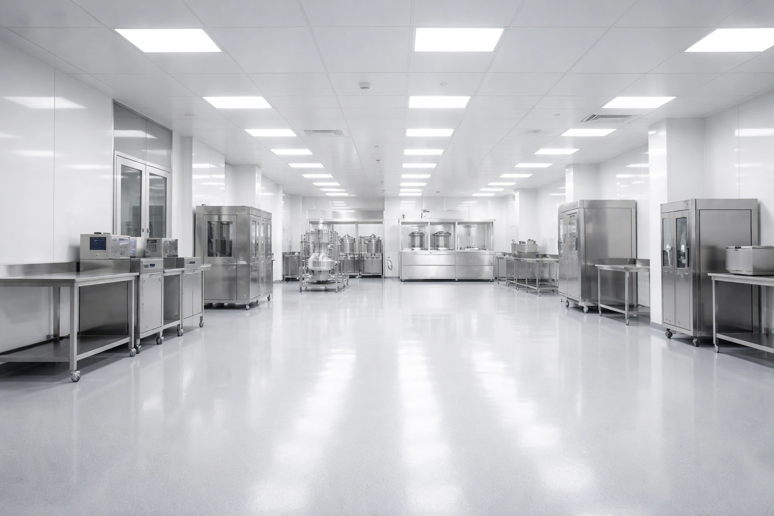 Farmacia purĉambro konservita en kontrolita kaj aneksaĵo 1 observema funkcia stato