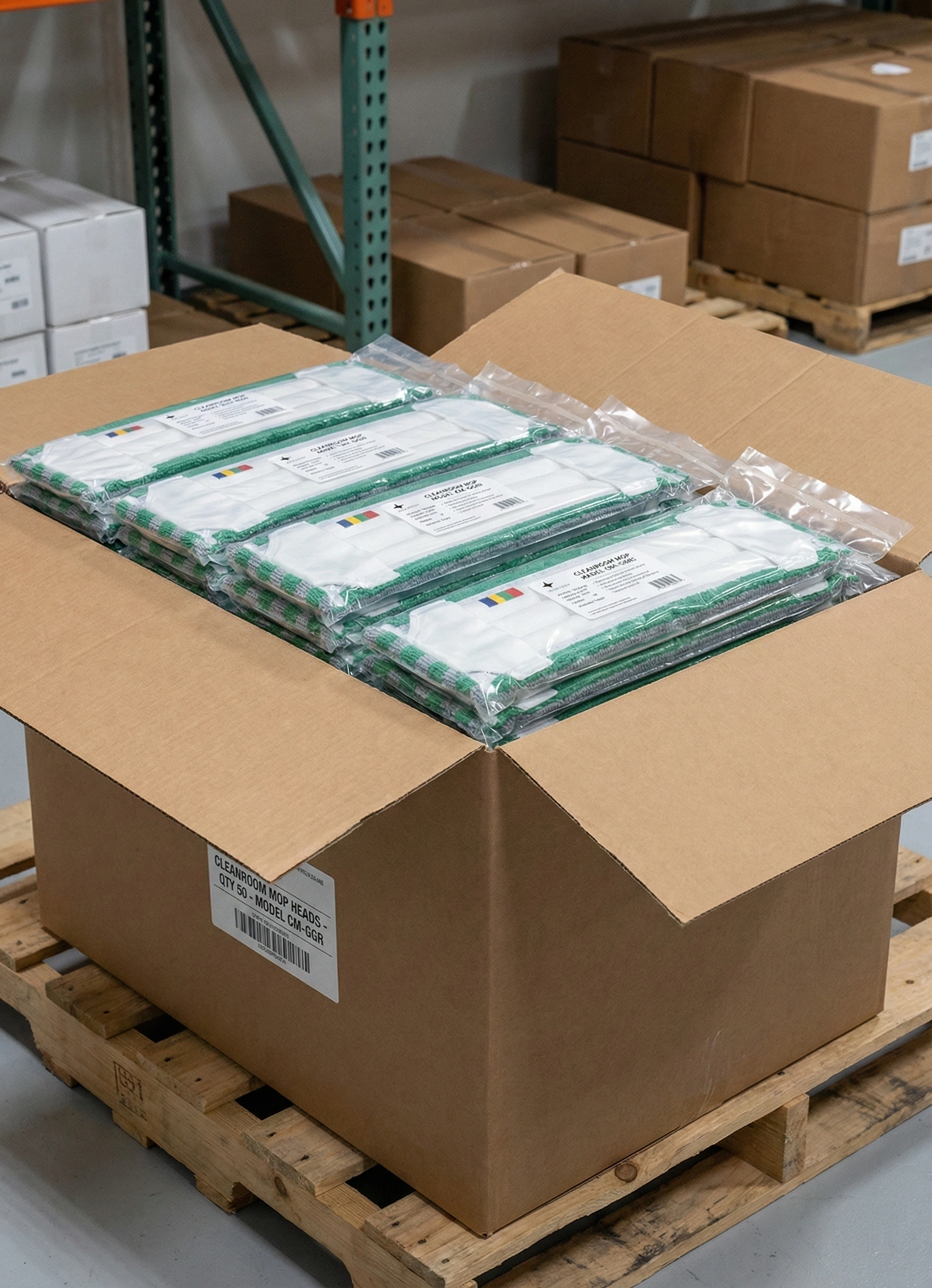 CMP-RUS-008-GREEN Reinraum-Großverpackung