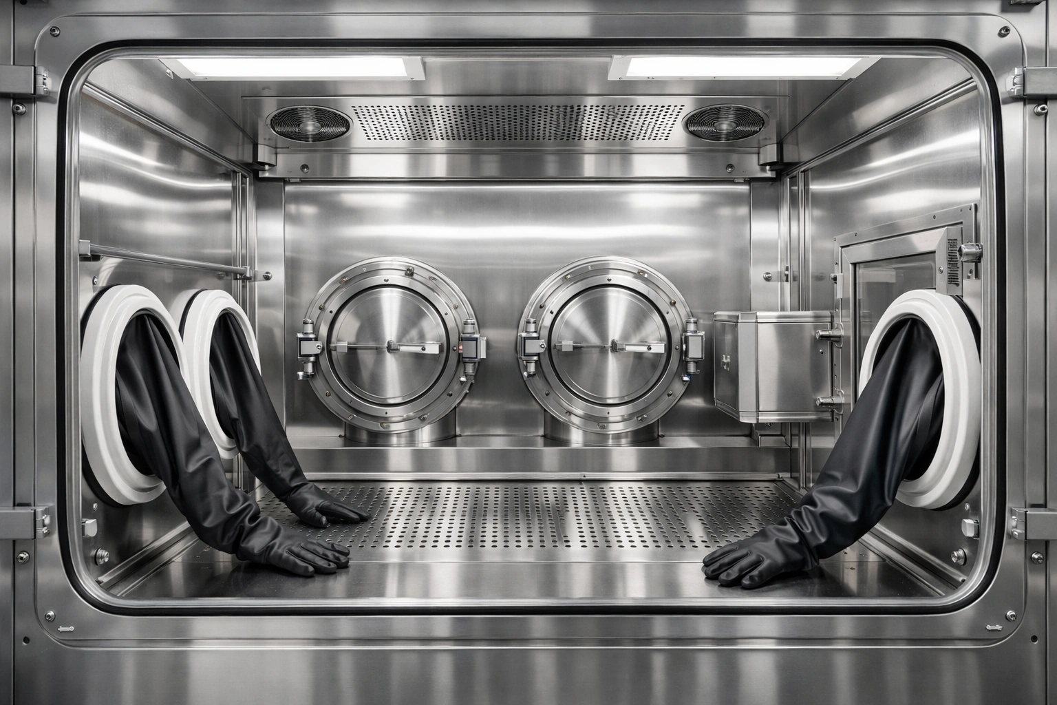 Isolator disinfection procedure visual reference for stepwise execution and coverage discipline