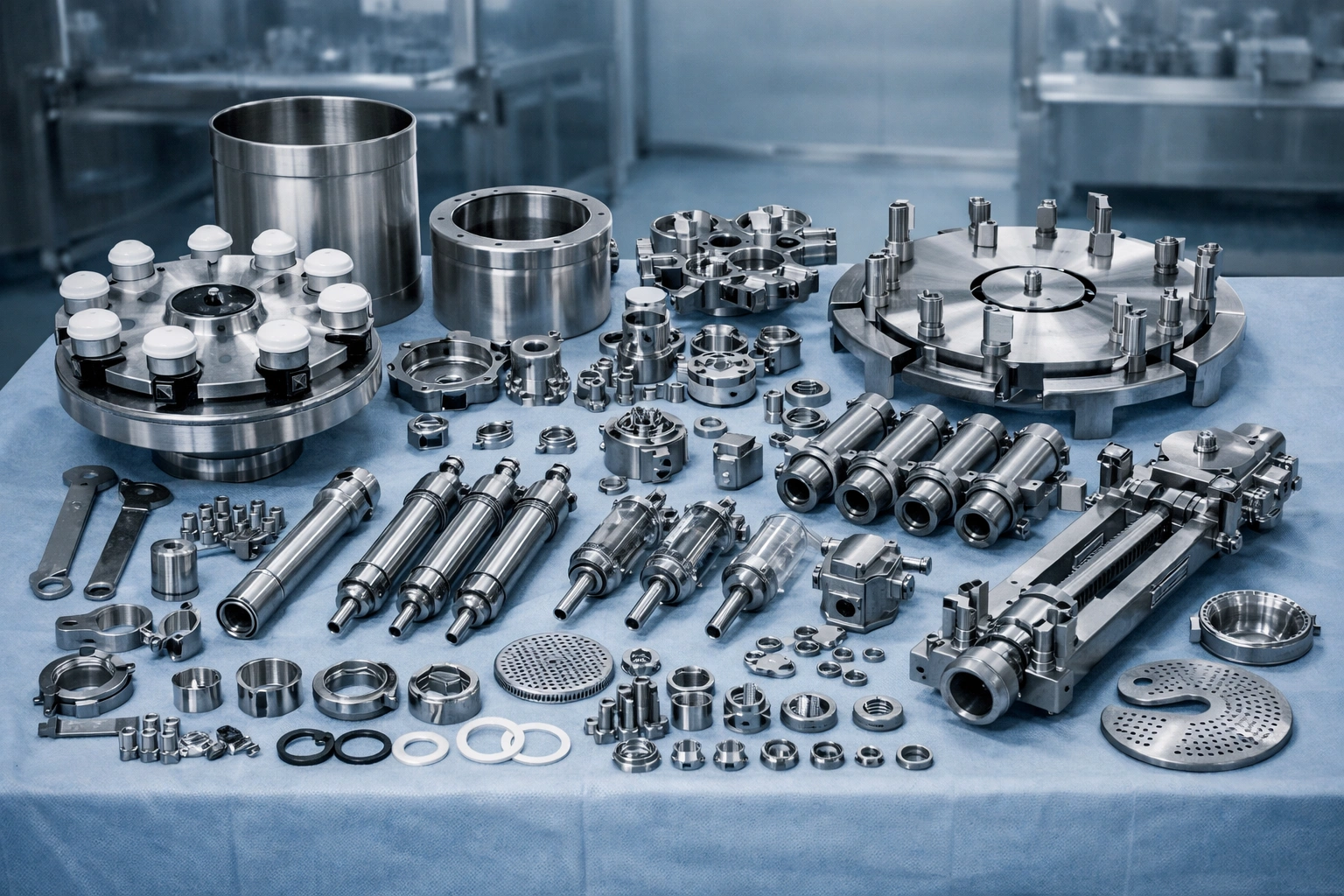 Avancerat renrumsdekontamineringsteknologikoncept inklusive automatisering och precisionsapplikation