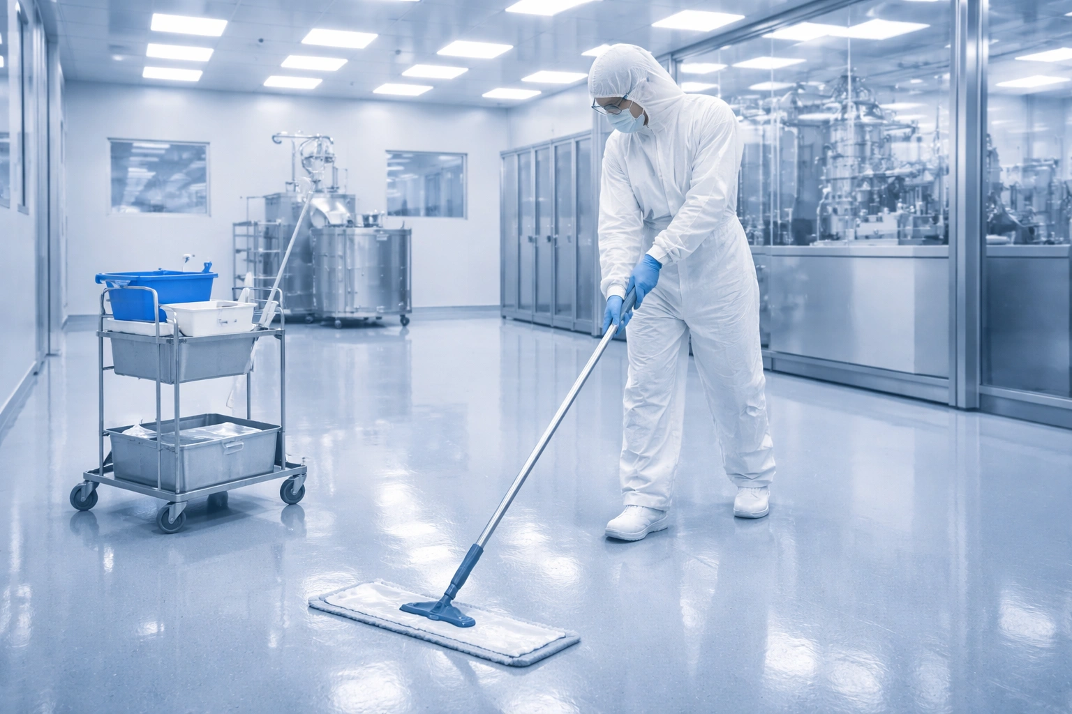 Cleanroom cleaning SOP for GMP hygiene and contamination control