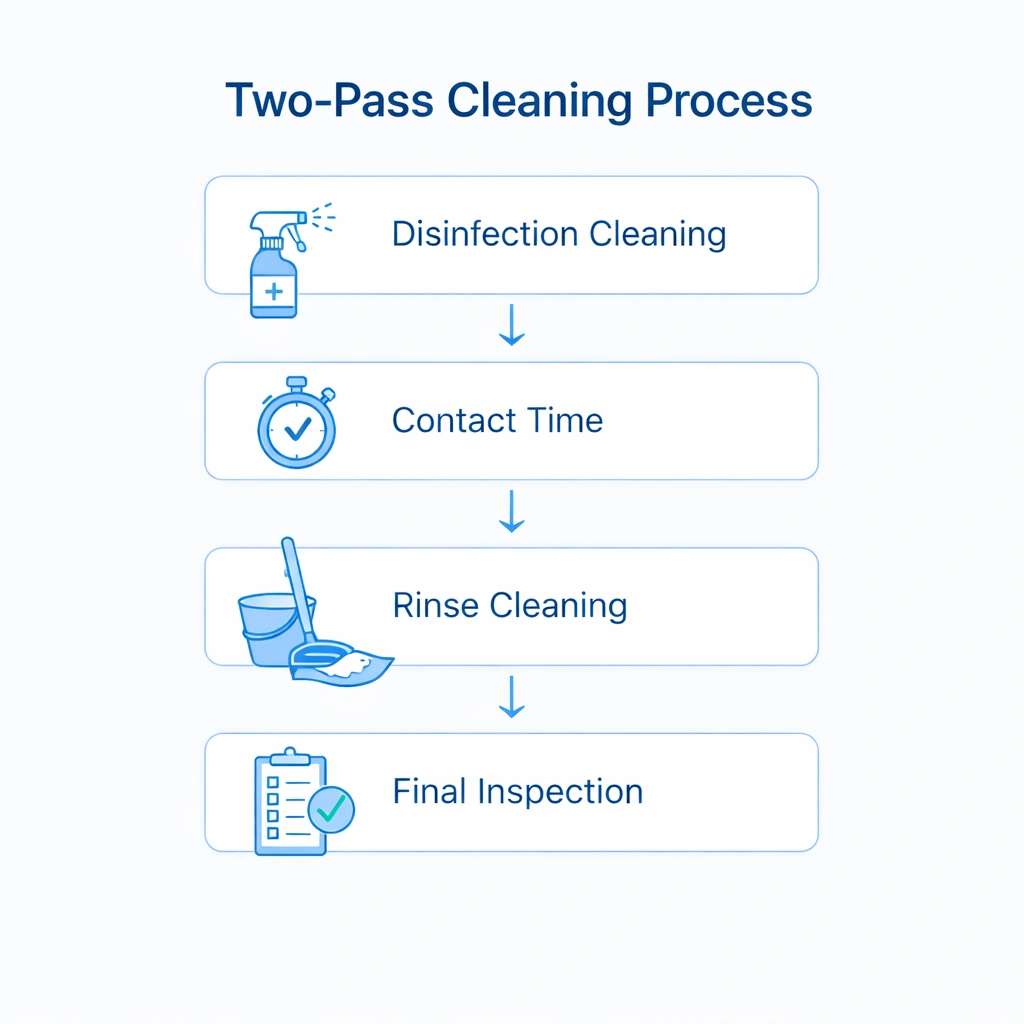 Cleanroom cleaning validation dashboard