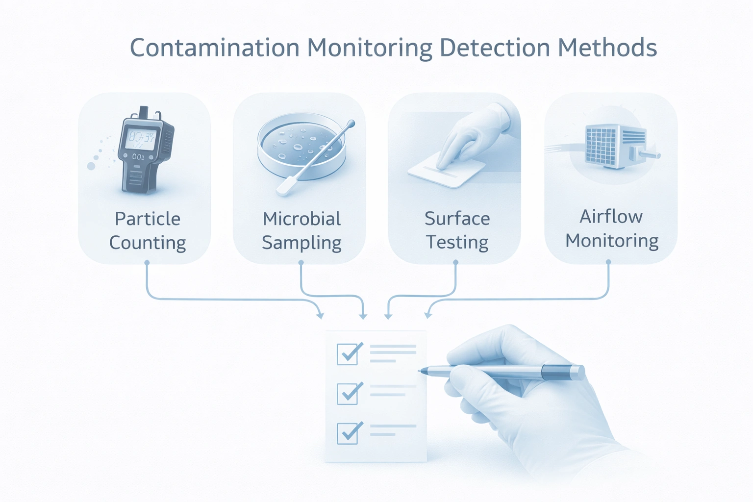 cleanroom contamination control workflow SOP diagram