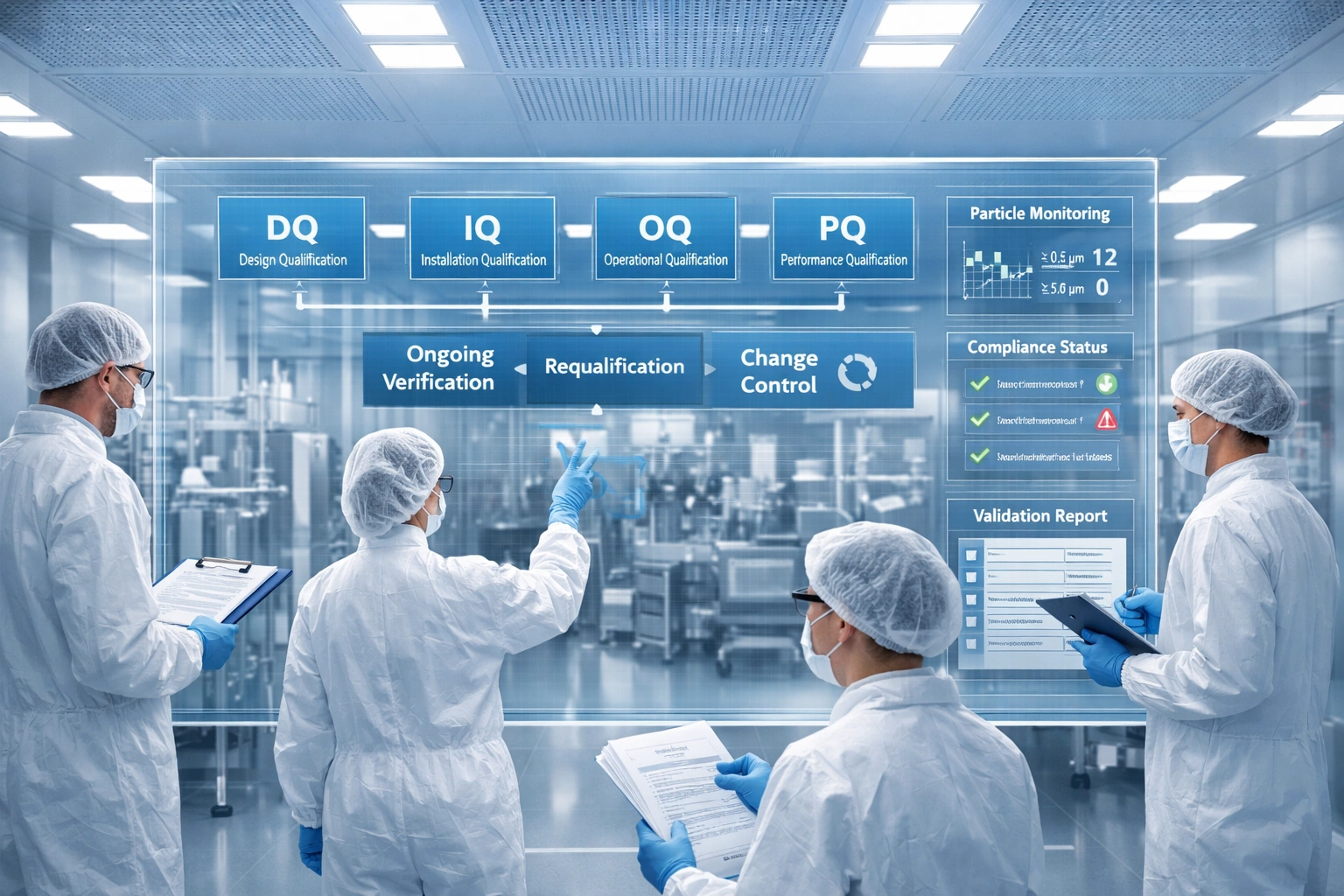 Cleanroom Validation Lifecycle Management Guide for GMP...