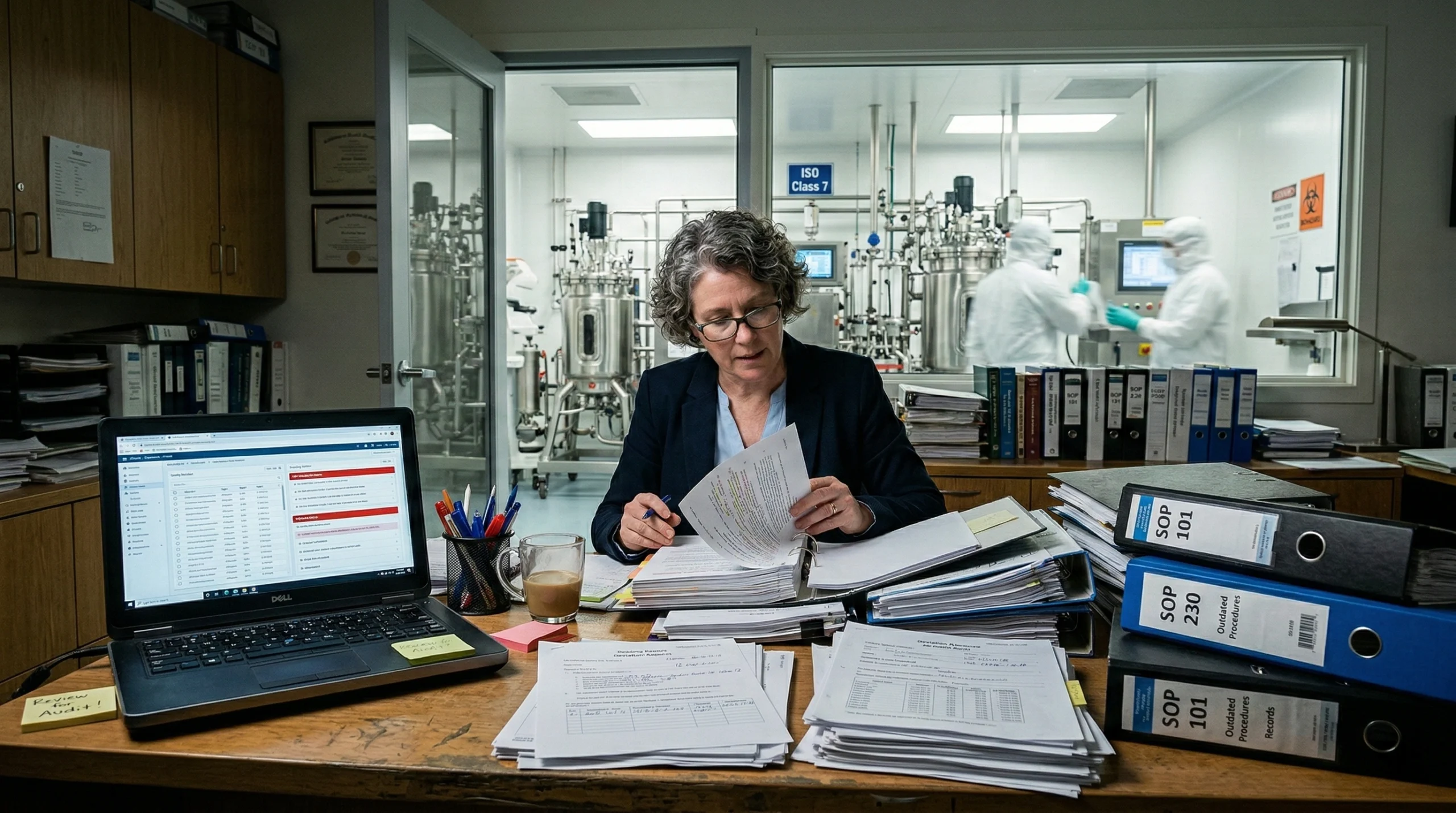 pharma-quality-manager-outdated-sop-manual-binders