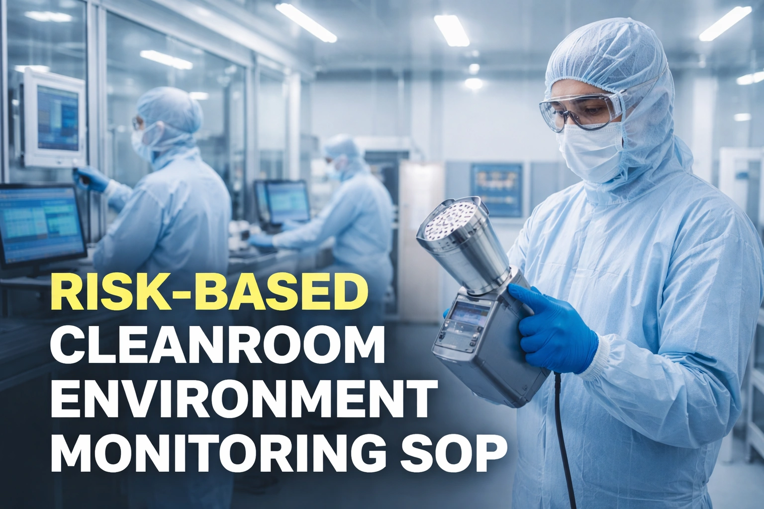 Risk-based environmental monitoring SOP in pharmaceutical cleanroom