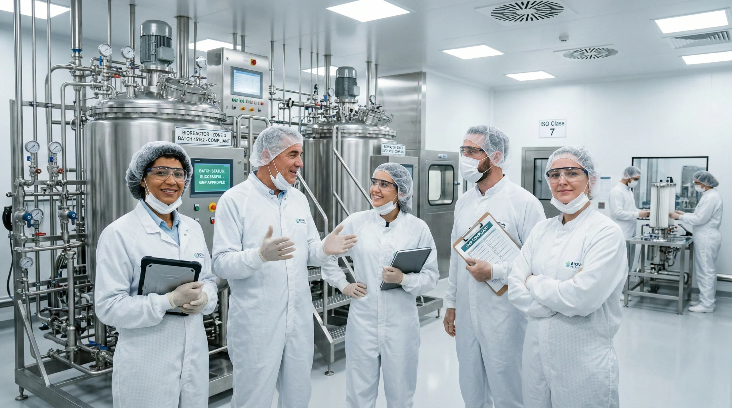successful-biotech-manufacturing-team-compliance-excellence