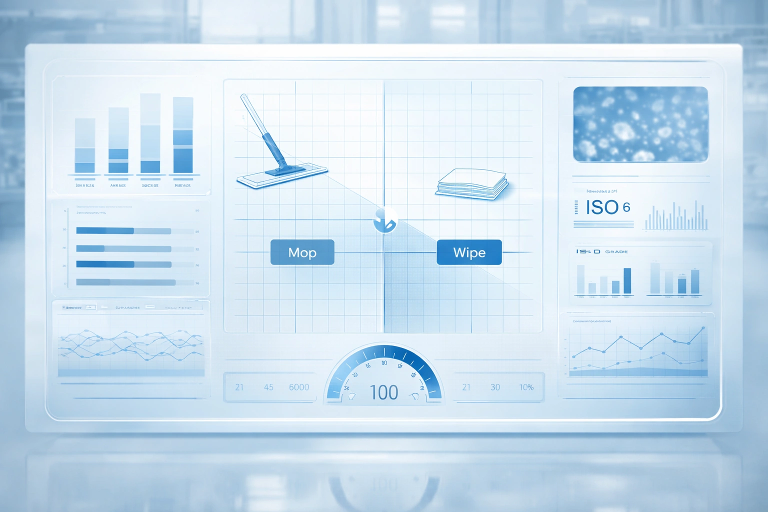 Cleanroom wipes types including polyester microfiber and polypropylene wipes with sterile packaging