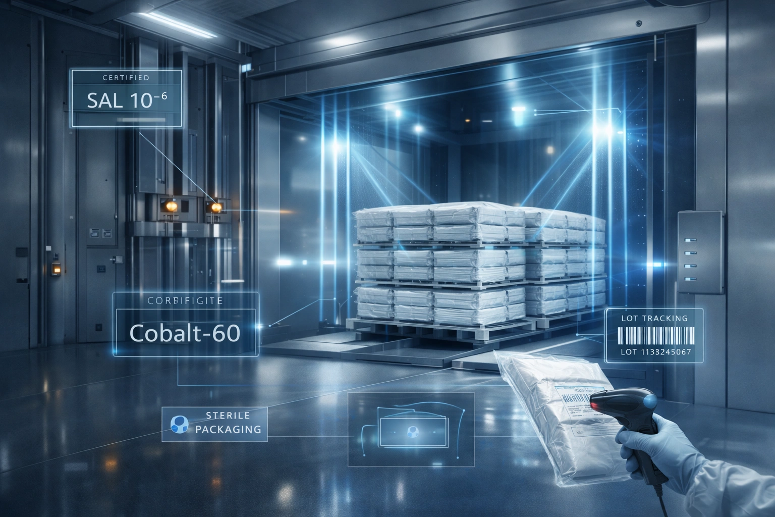 Cleanroom cleaning workflow using mop for floors and wipes for equipment in pharmaceutical environment