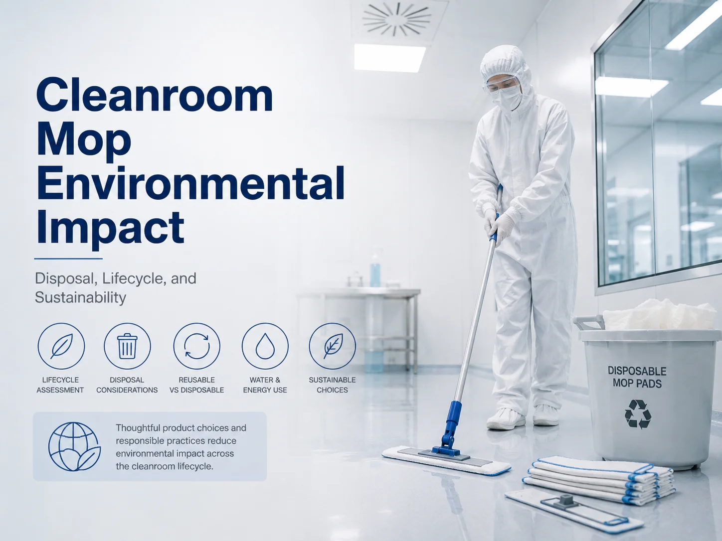Cleanroom mop operator training checklist for GMP facility competency assessment framework