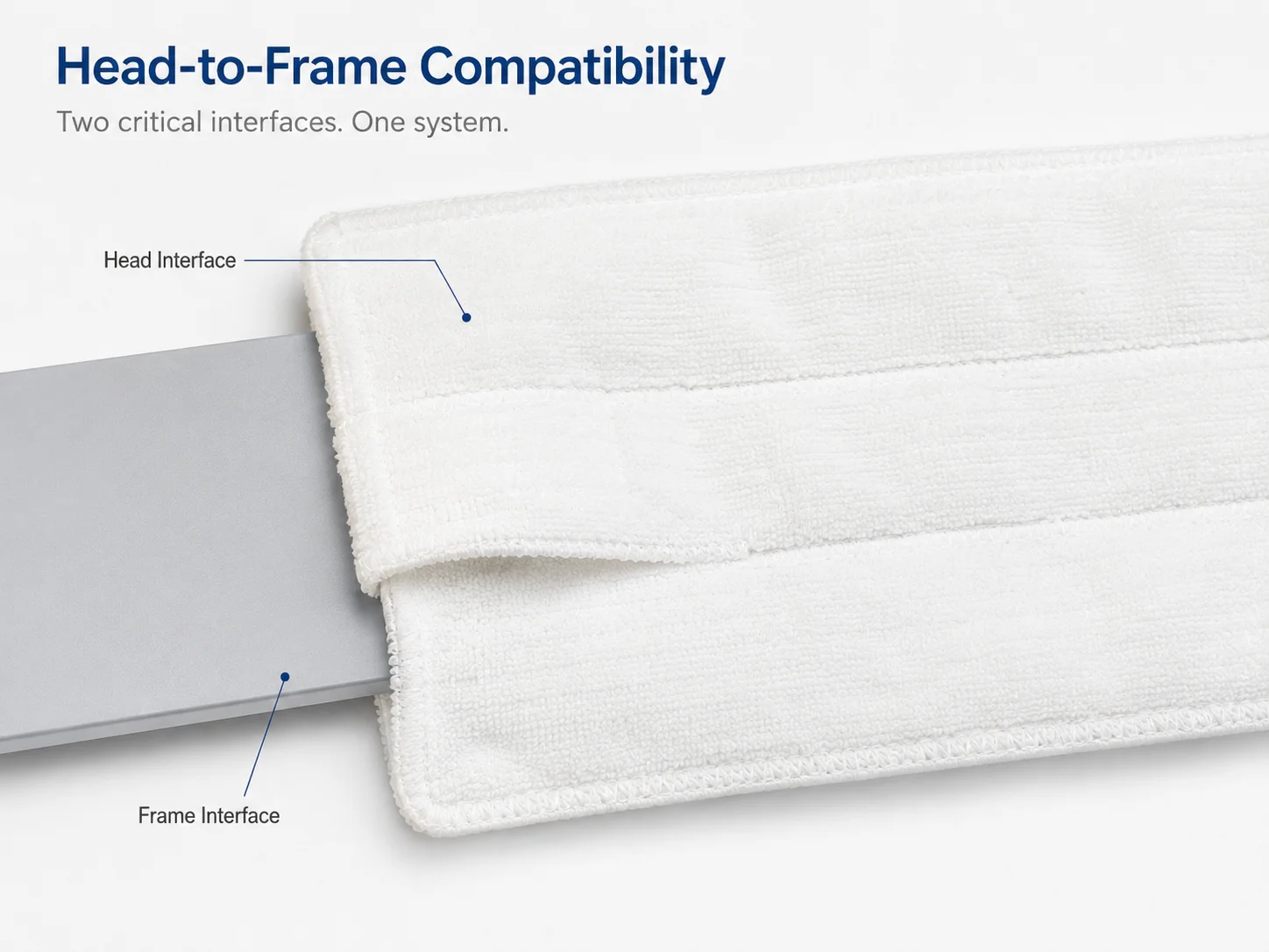 MIDPOSI cleanroom mop series product image for GMP facility specification and procurement