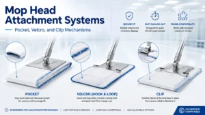 Why the Full Cleanroom Mop System Matters — A Component Integration Guide - MIDPOSI cleanroom resource article