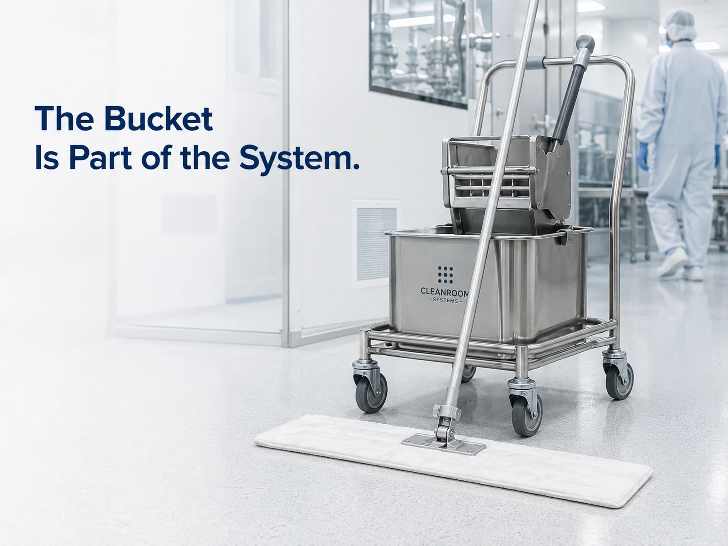 MIDPOSI complete cleanroom mop system for GMP facility specification and procurement