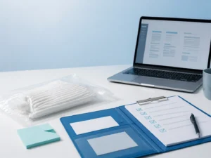 Cleanroom mop documentation checklist for pre-order product review