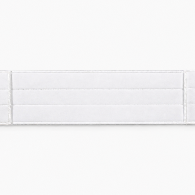 White 40g sterile cleanroom mop cover with stitched channels and reinforced end pockets